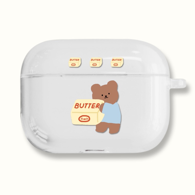 [CLEAR AIRPODS PRO] 389 BUTTER