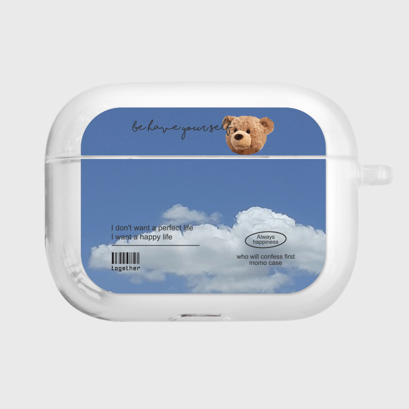 [CLEAR AIRPODS PRO] 513 SKY베어