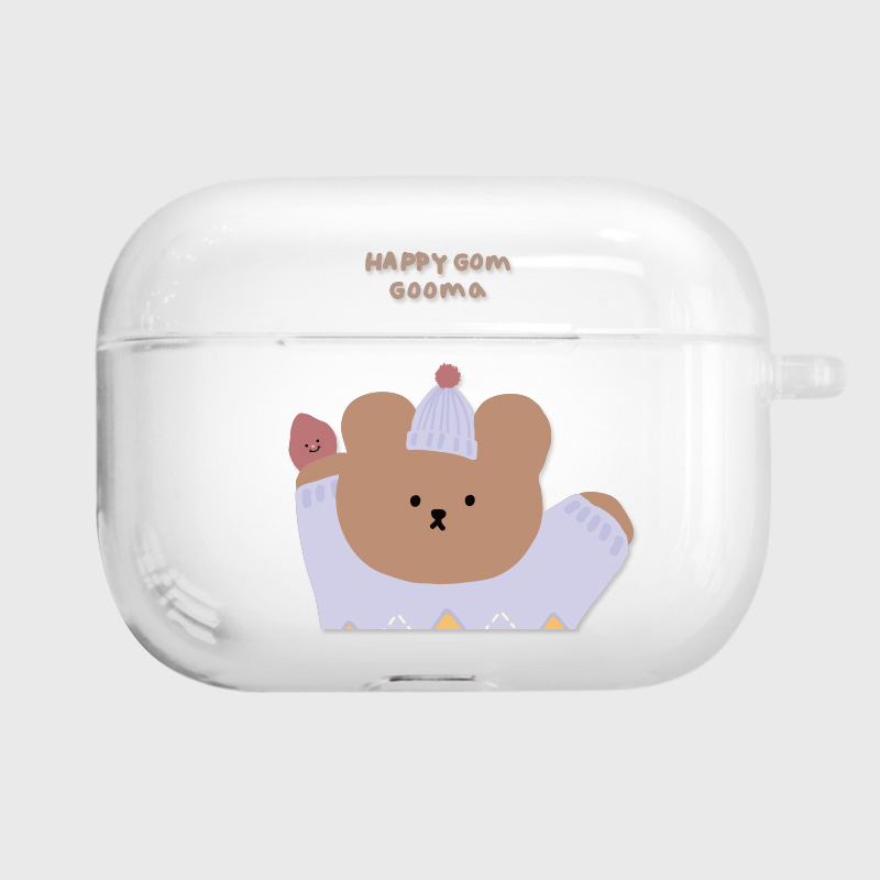 [CLEAR AIRPODS PRO] 498 해피곰구마